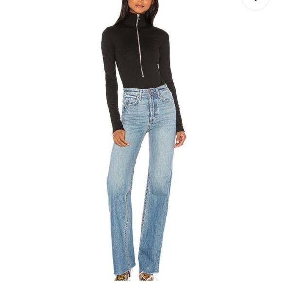 Marissa Webb Tops - Marissa Webb Zip Front Bodysuit
